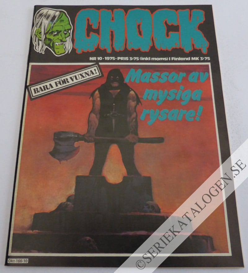 Framsida på Chock #10 (1975)
