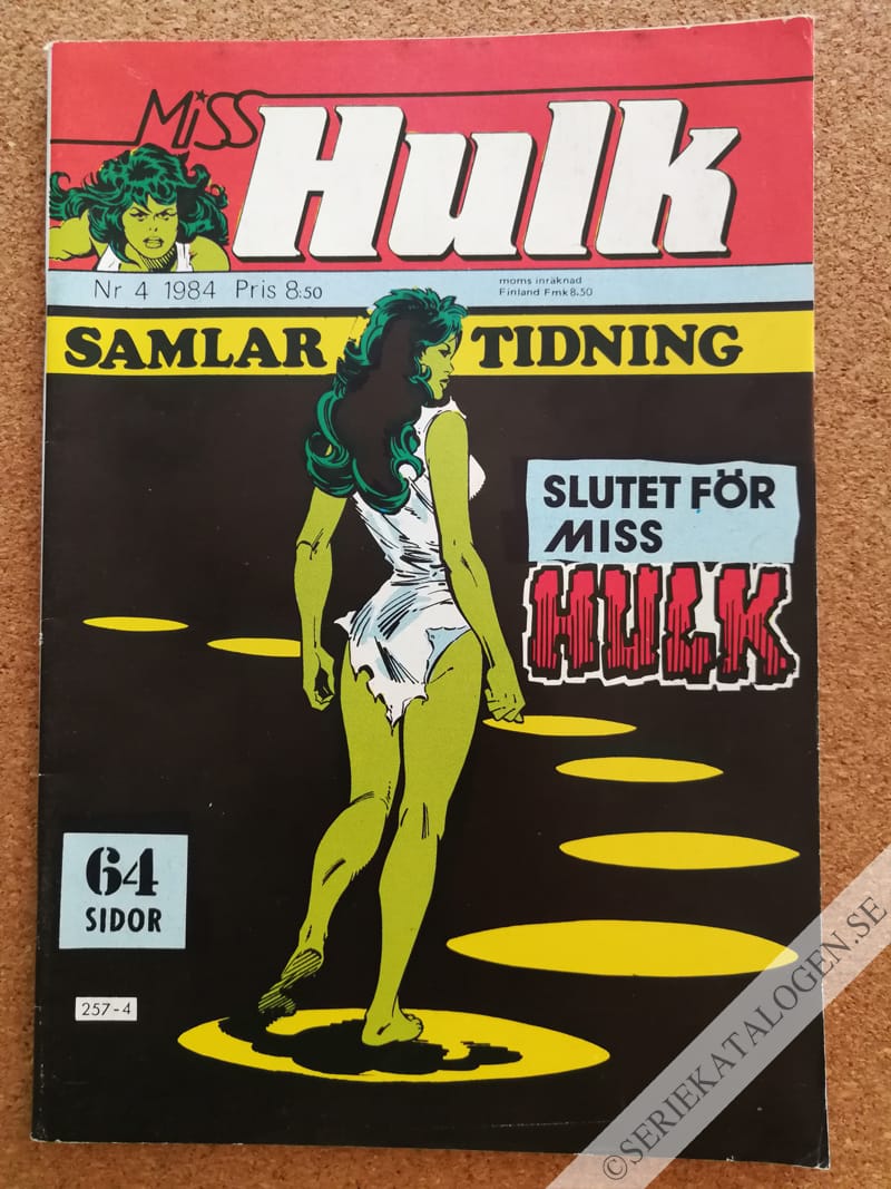 Framsida på Miss Hulk #4 (1984)