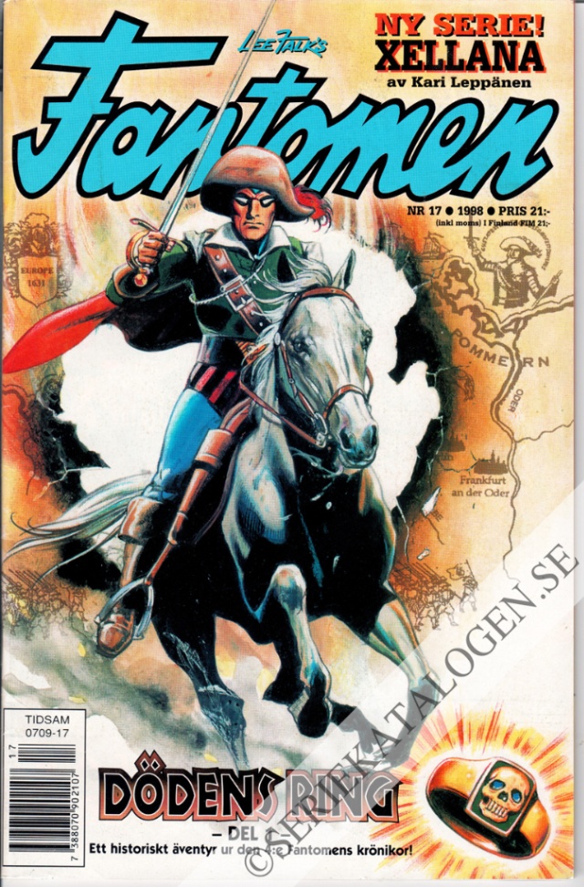 Framsida på Fantomen #17 (1998)