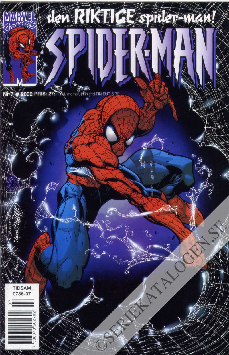 Framsida på Spider-Man #7 (2002)