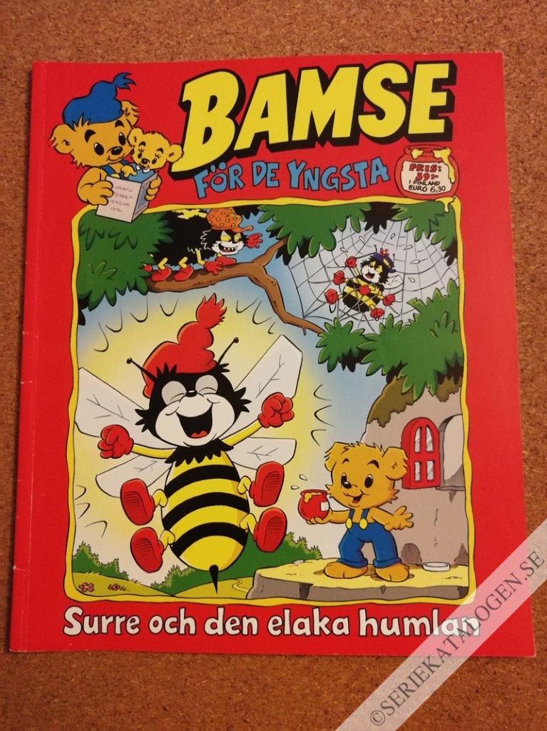 Framsida på Bamse för de yngsta Surre och den elaka humlan (2019)