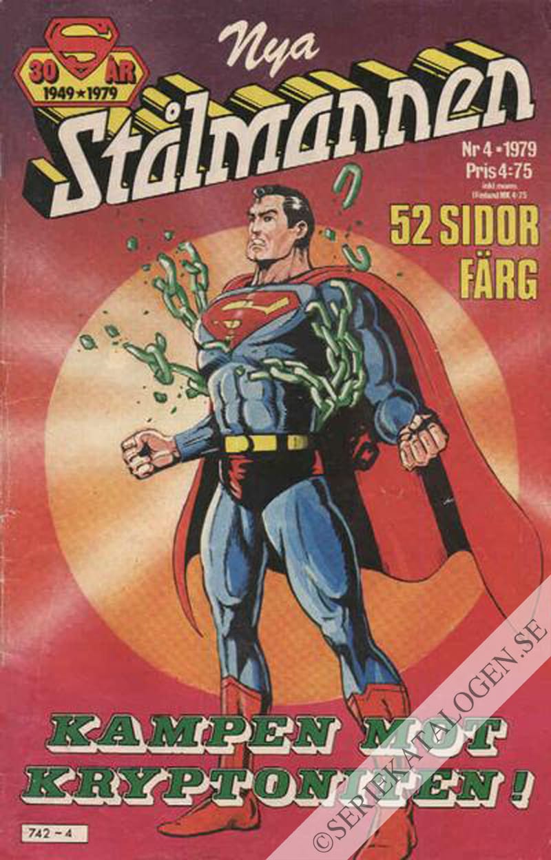 Framsida på Stålmannen #4 (1979)