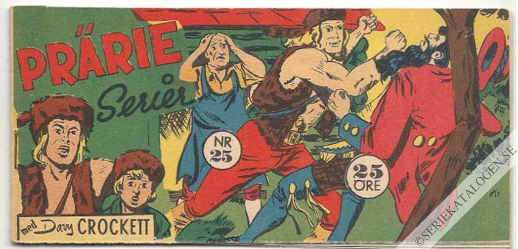 Framsida på Prärie-serier #25 (1958)