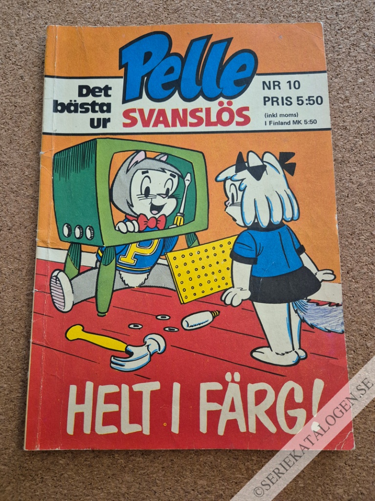 Framsida på Det bästa ur Pelle Svanslös #10 (1977)