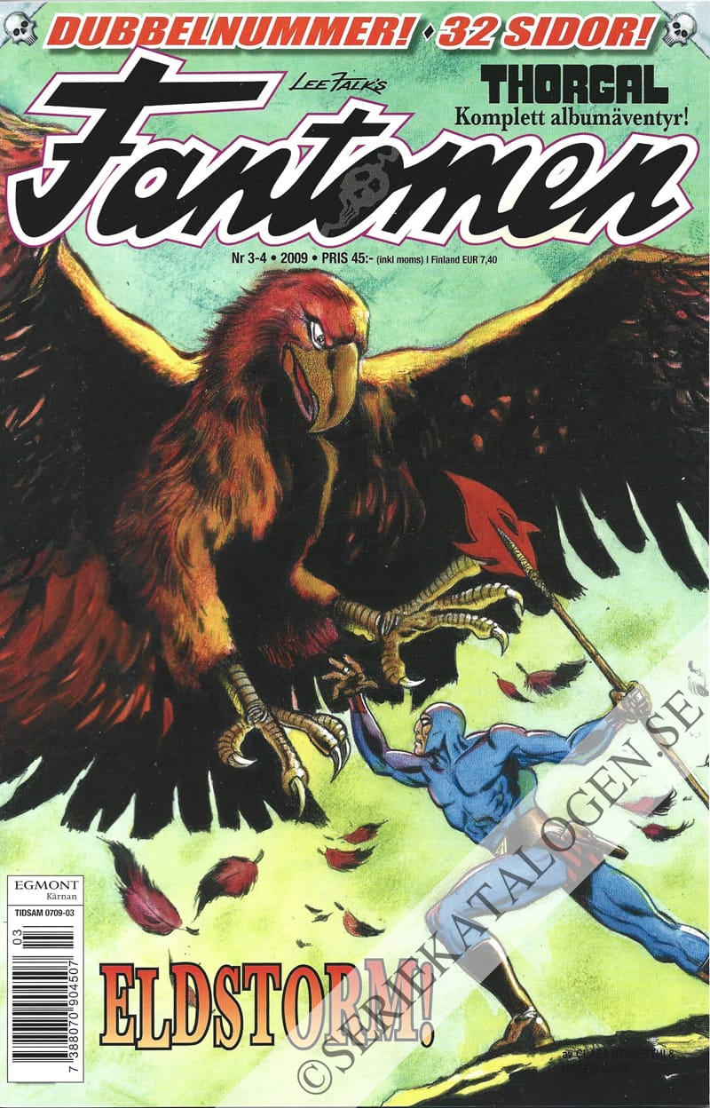 Framsida på Fantomen #3-4 (2009)