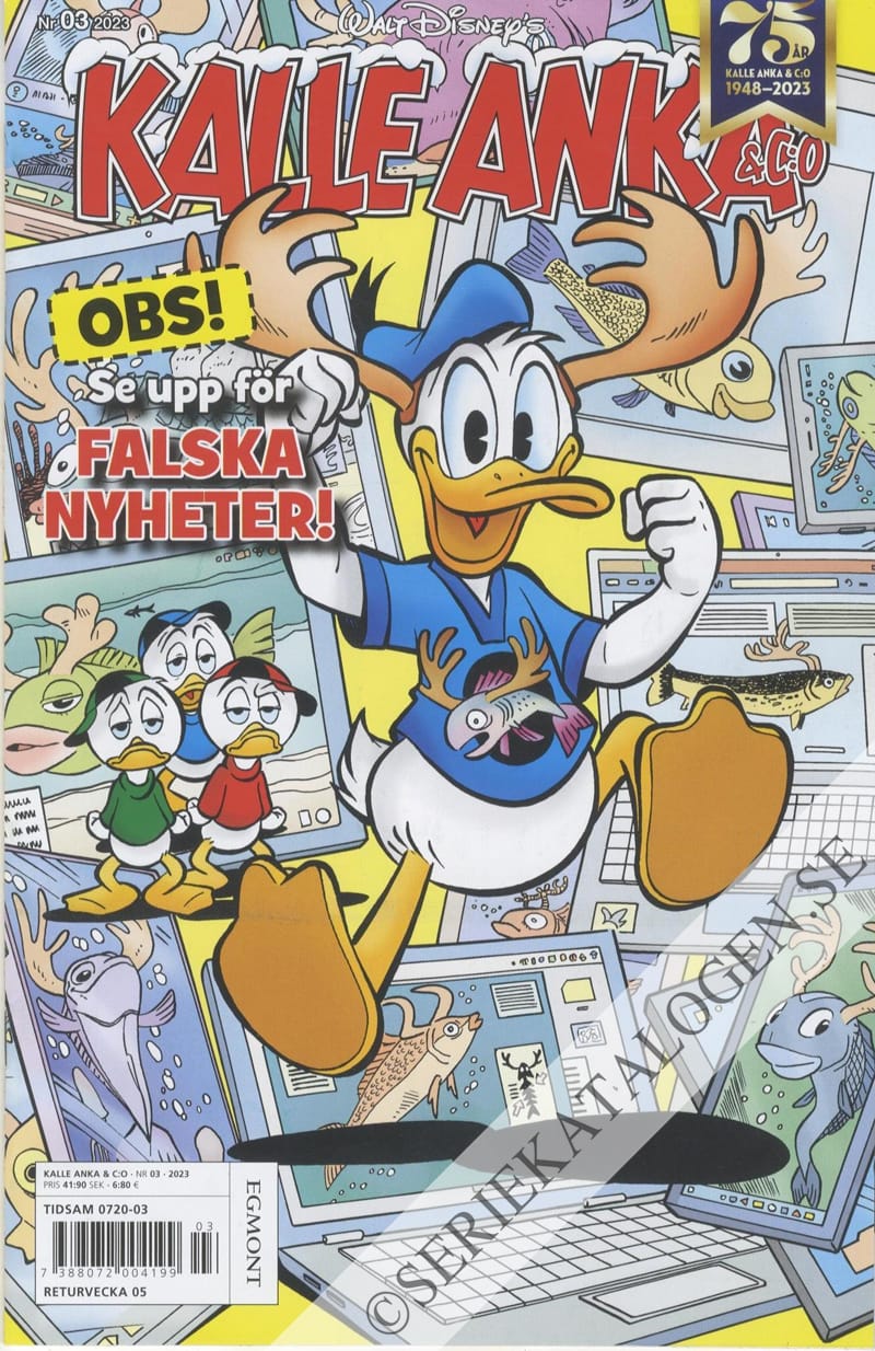 Framsida på Kalle Anka & C:o #3 (2023)