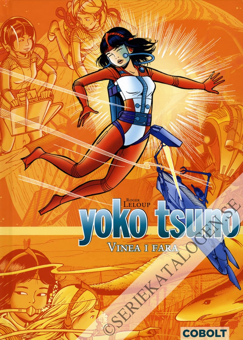 Framsida på Yoko Tsuno Vinea i fara (2017)