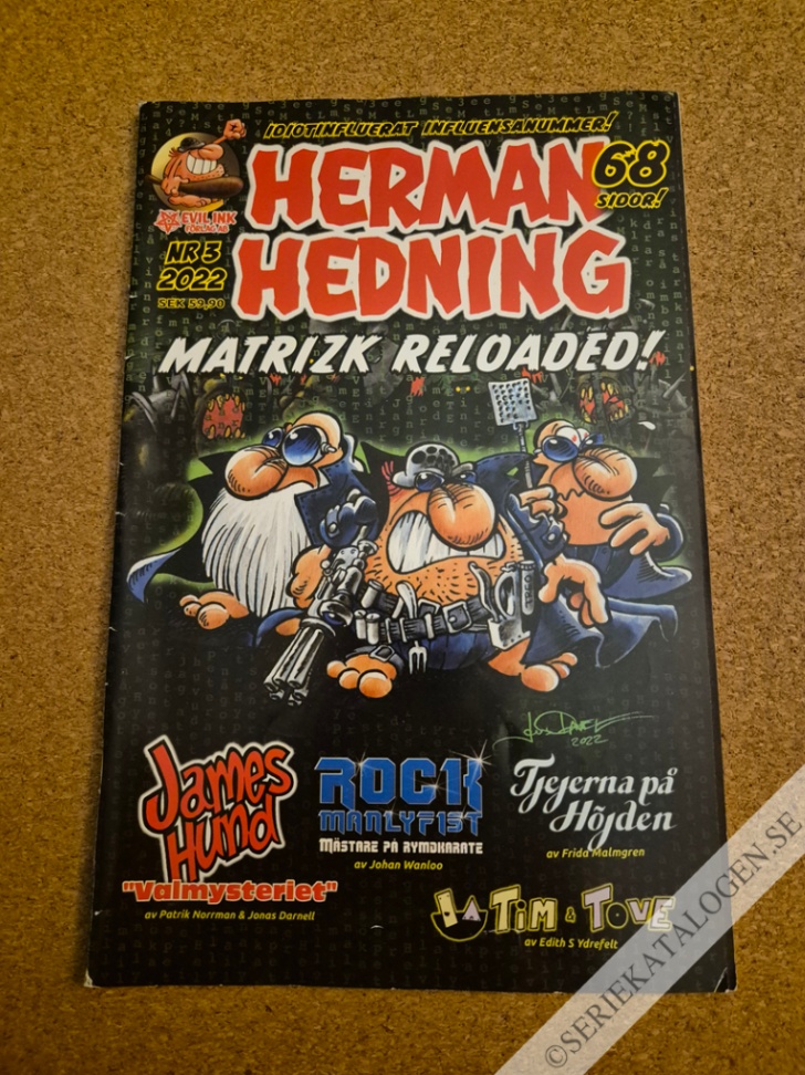 Framsida på Herman Hedning #3 (2022)
