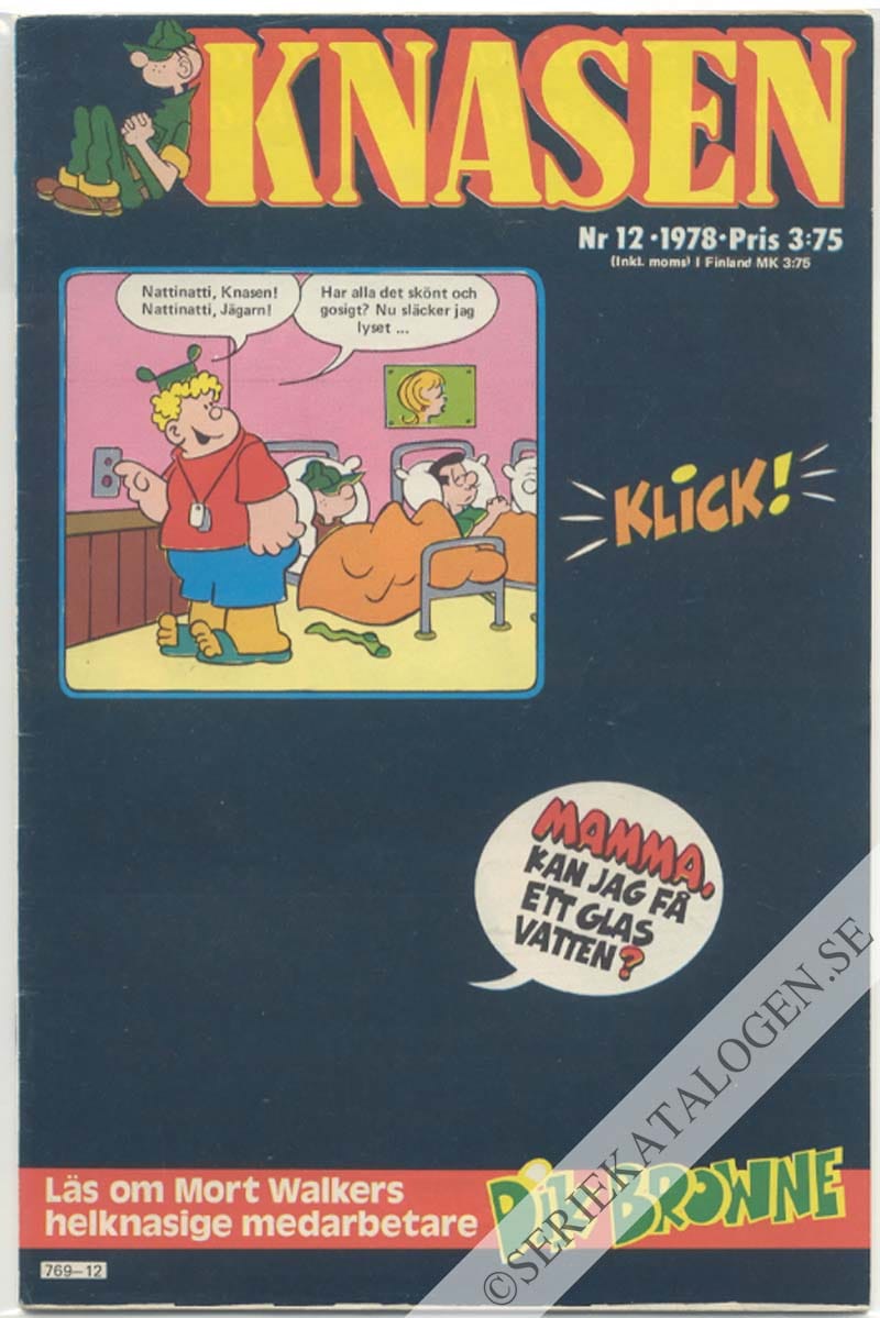 Framsida på Knasen #12 (1978)