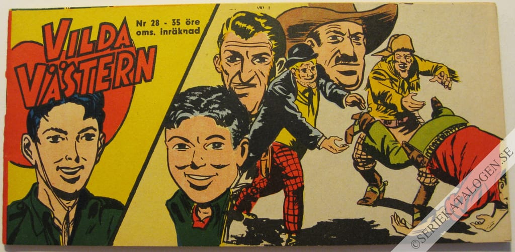 Framsida på Vilda Västern #28 (1962)