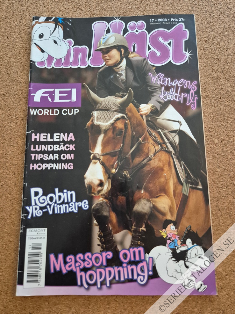 Framsida på Min häst #17 (2008)