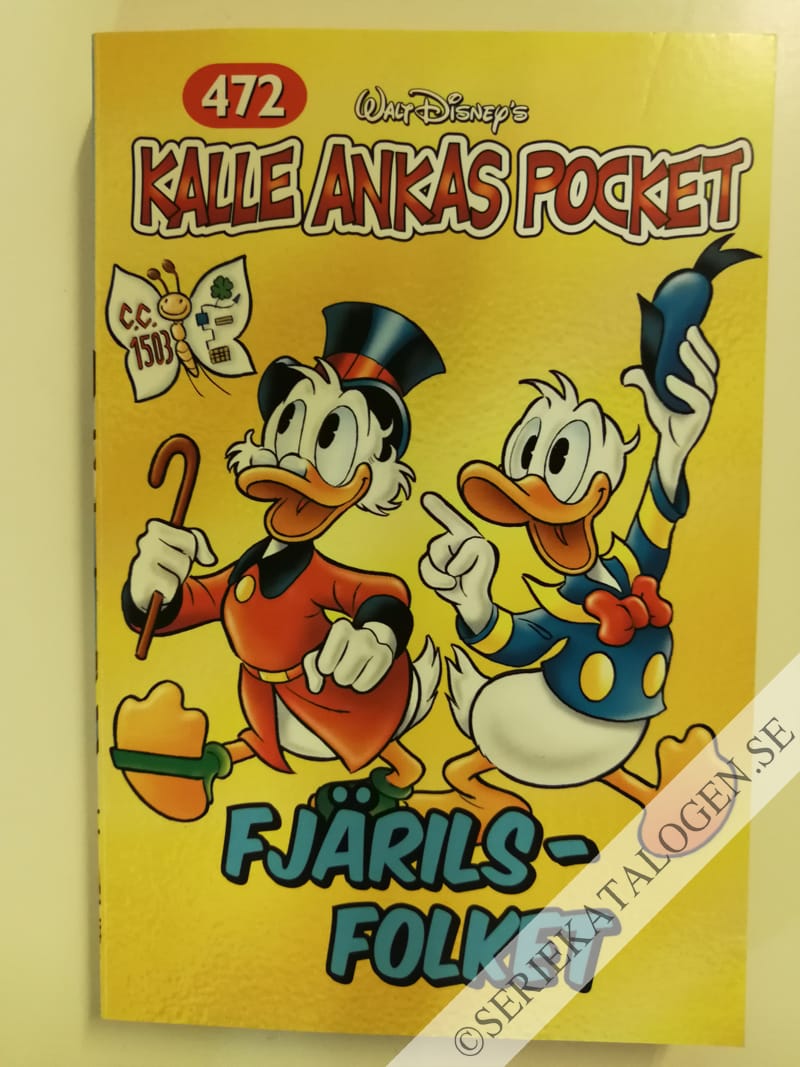 Framsida på Kalle Ankas pocket #472 - Fjärilsfolket (2017)