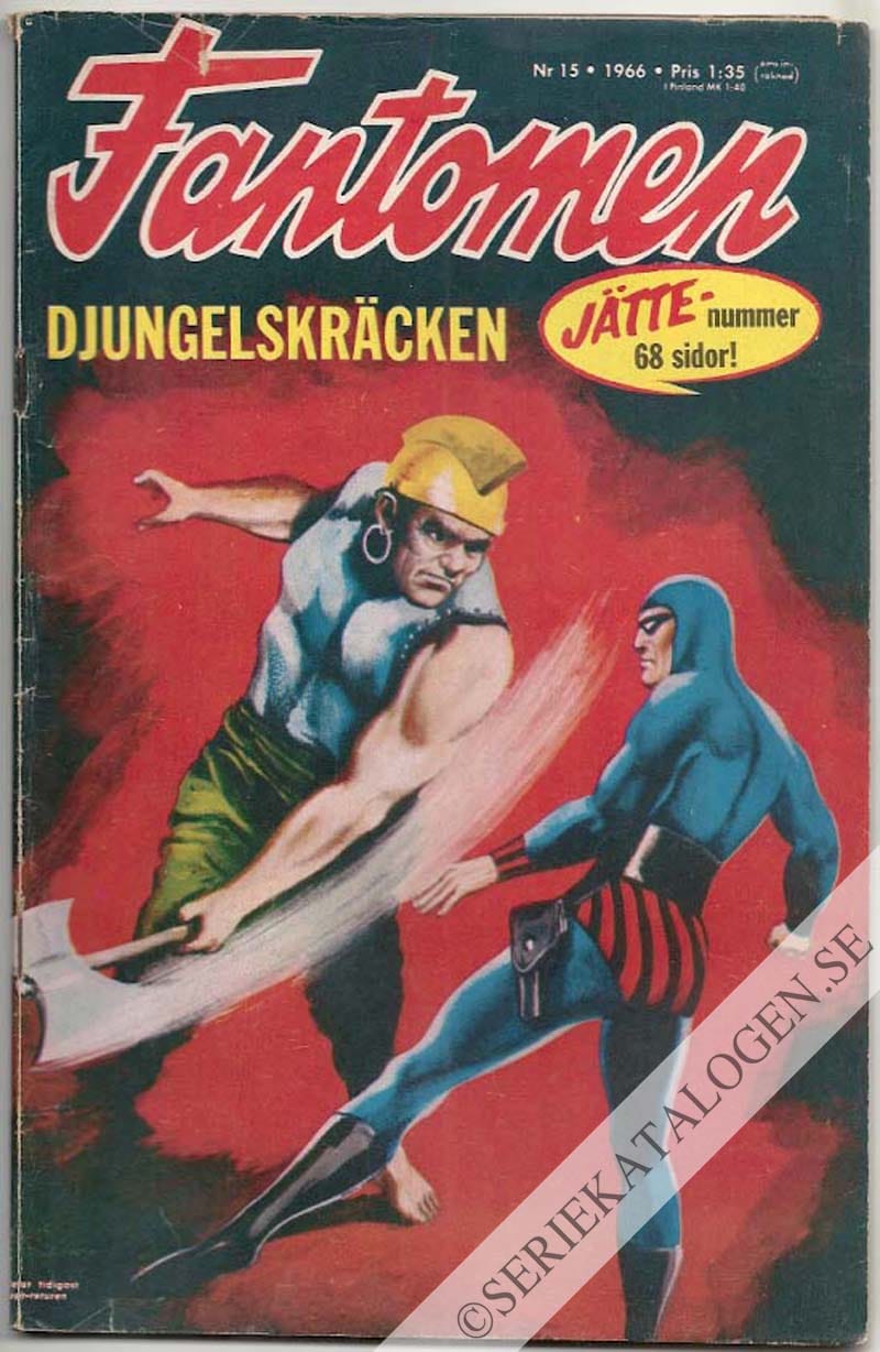 Framsida på Fantomen #15 (1966)