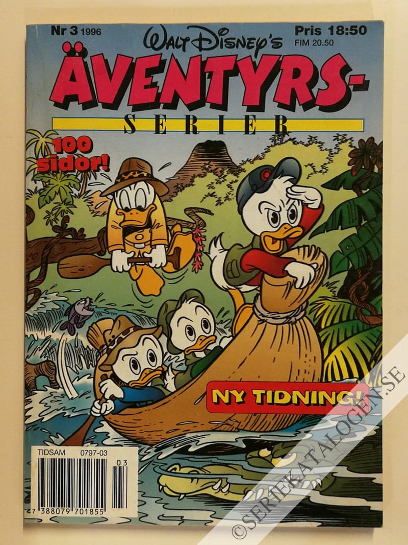 Framsida på Walt Disney's äventyrsserier #3 (1996)