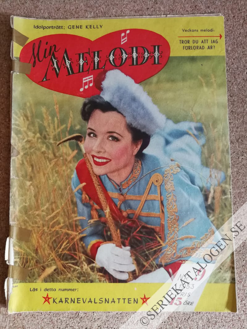 Framsida på Min melodi #9 (1953)