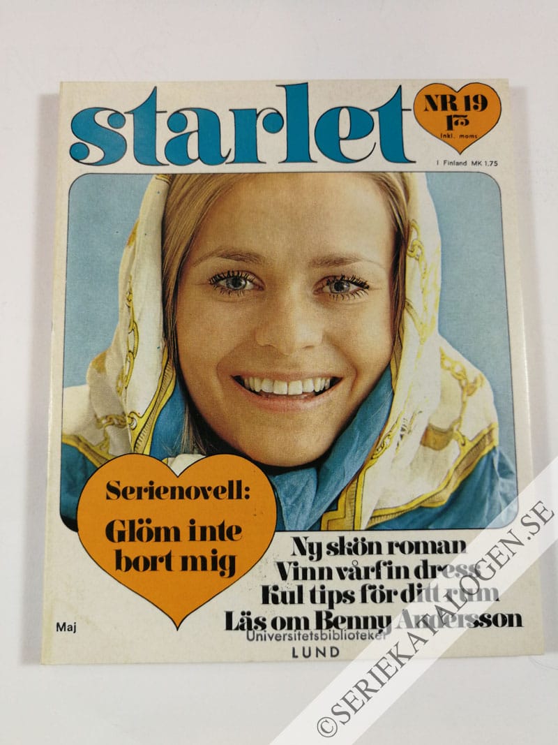 Framsida på Starlet #19 (1972)