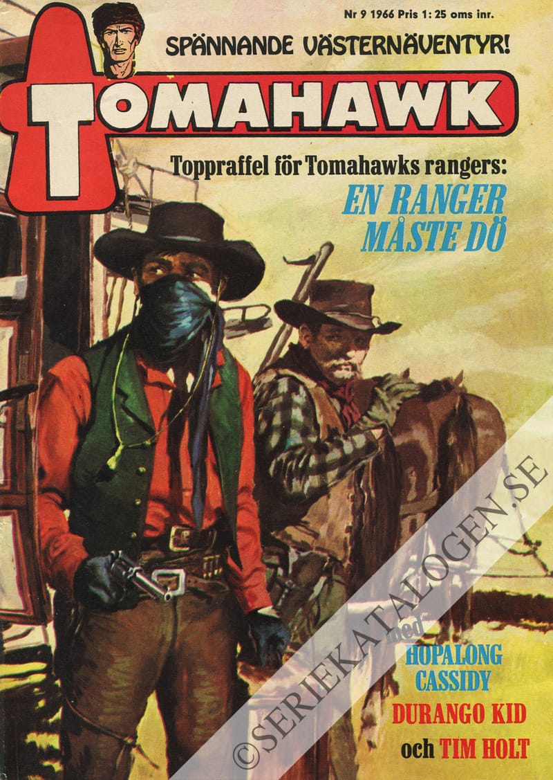 Framsida på Tomahawk #9 (1966)