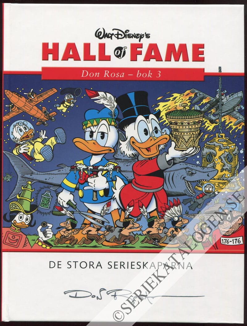 Framsida utan skyddsomslag på Don Rosa - bok 3 (2005)