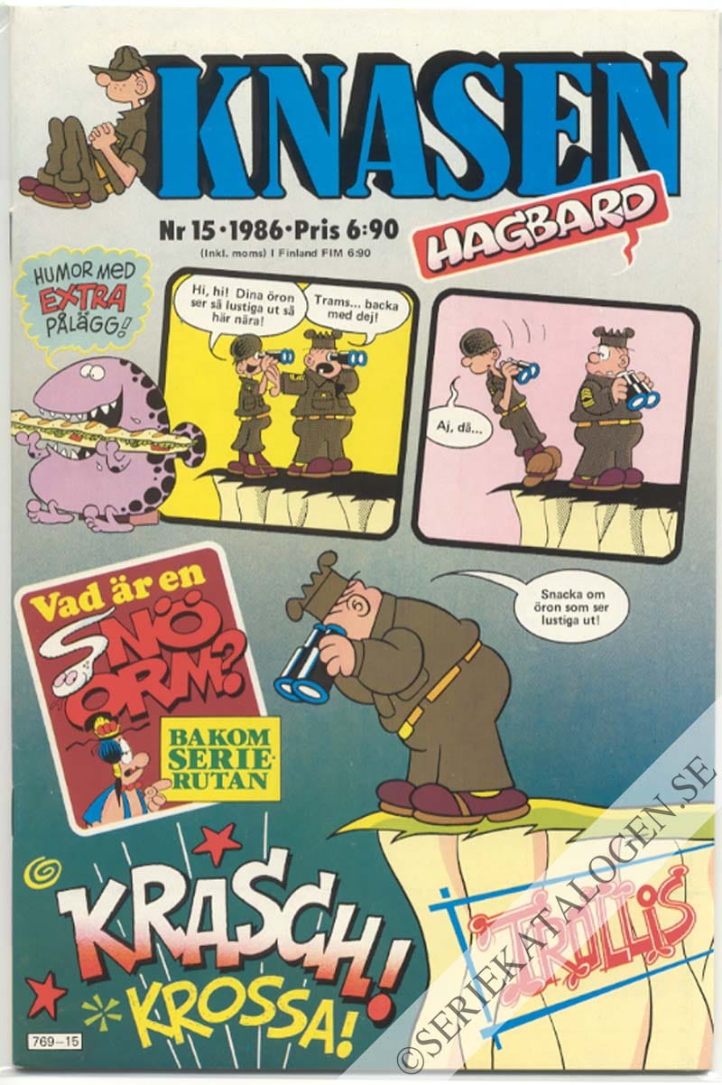 Framsida på Knasen #15 (1986)