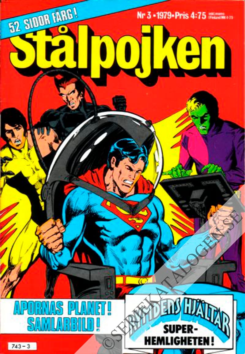 Framsida på Stålpojken #3 (1979)