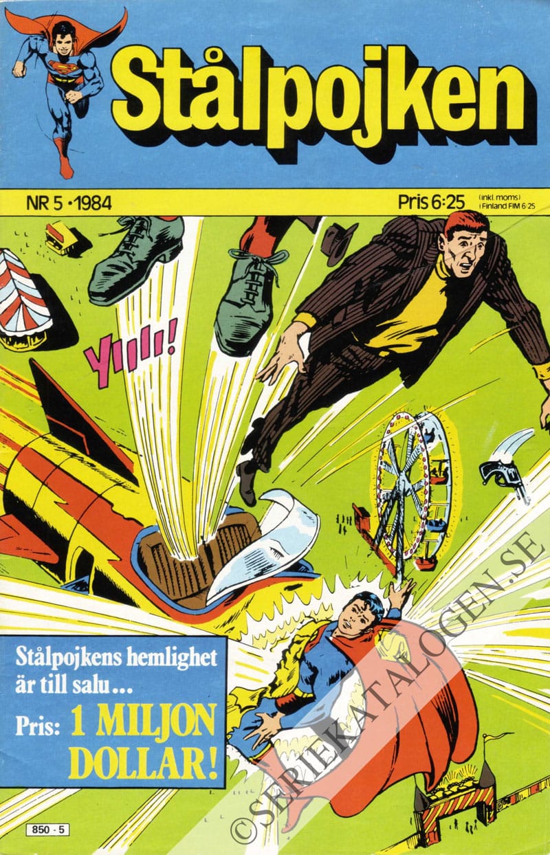 Framsida på Stålpojken #5 (1984)