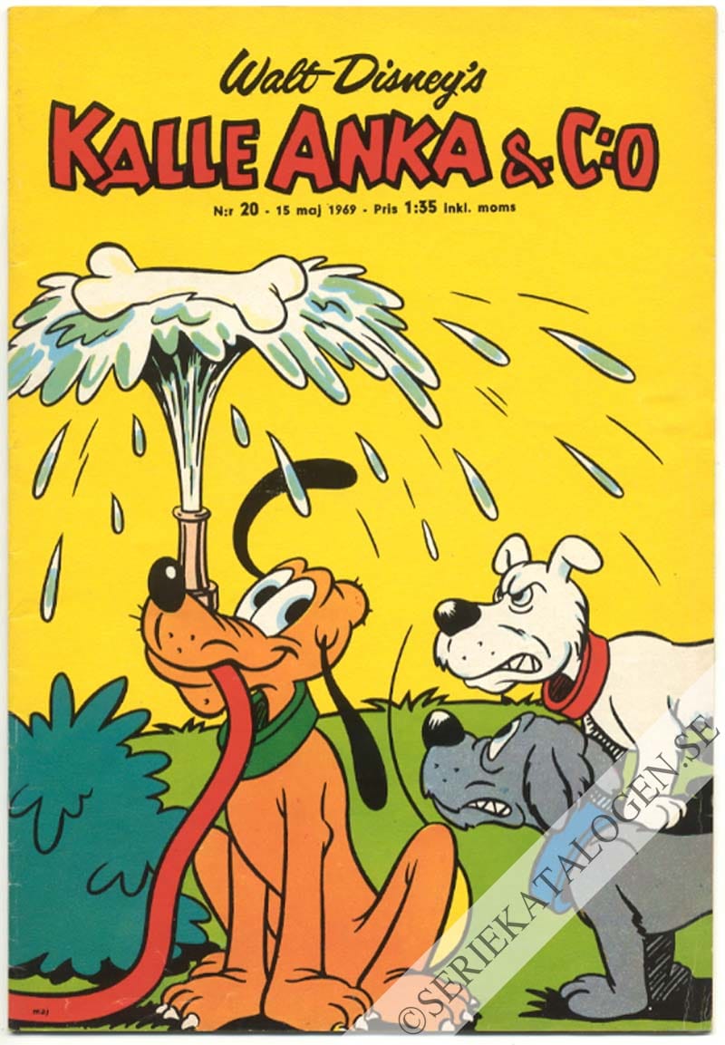Framsida på Kalle Anka & C:o #20 (1969)
