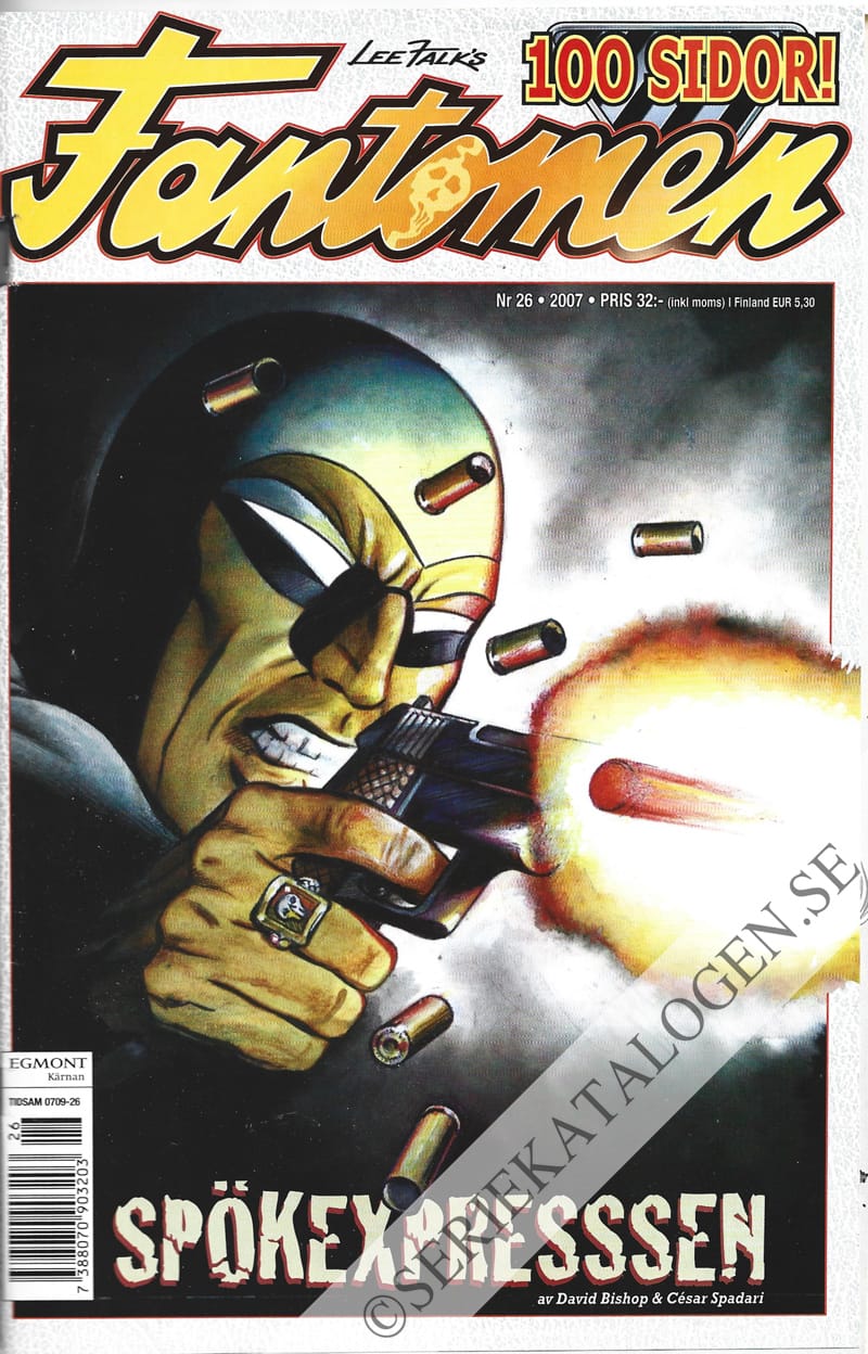 Framsida på Fantomen #26 (2007)