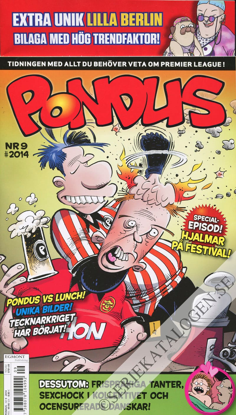 Framsida på Pondus #9 (2014)