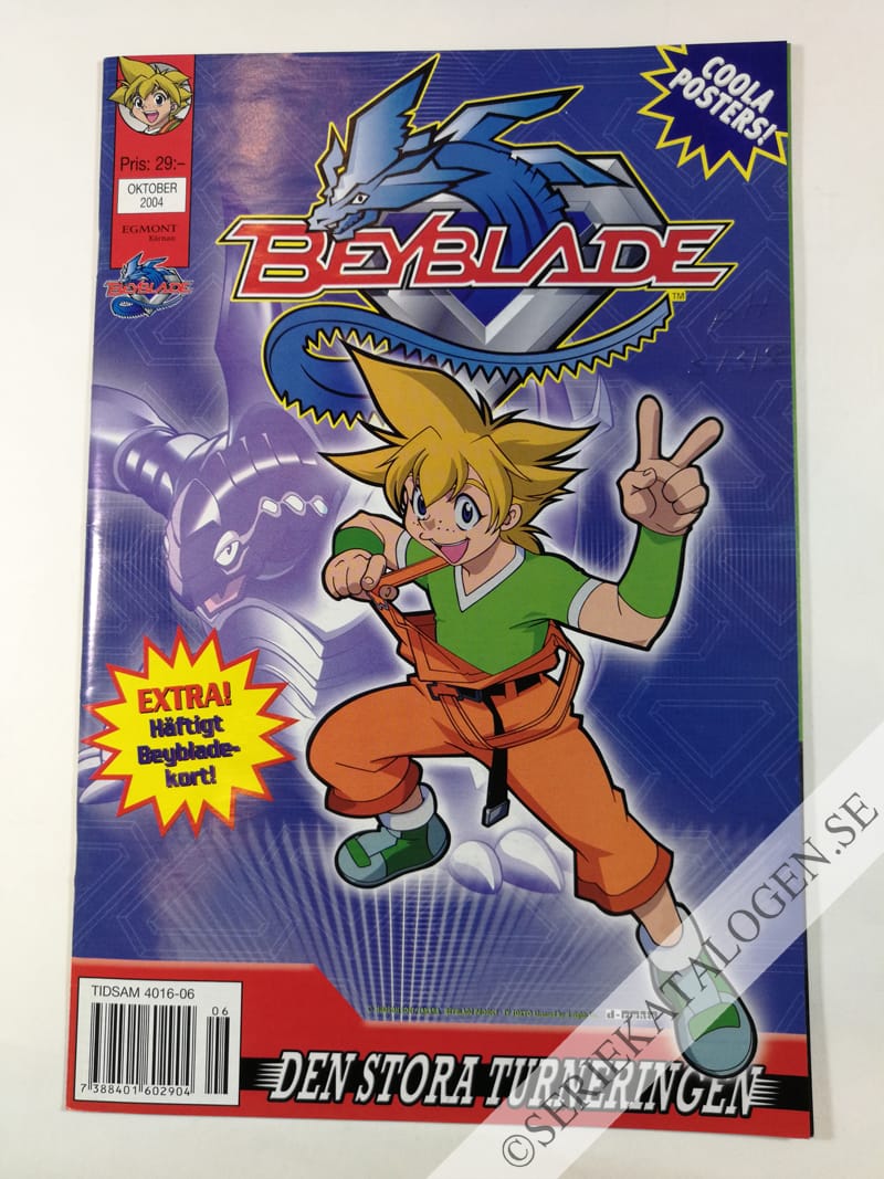 Framsida på Beyblade Oktobernull (2004)