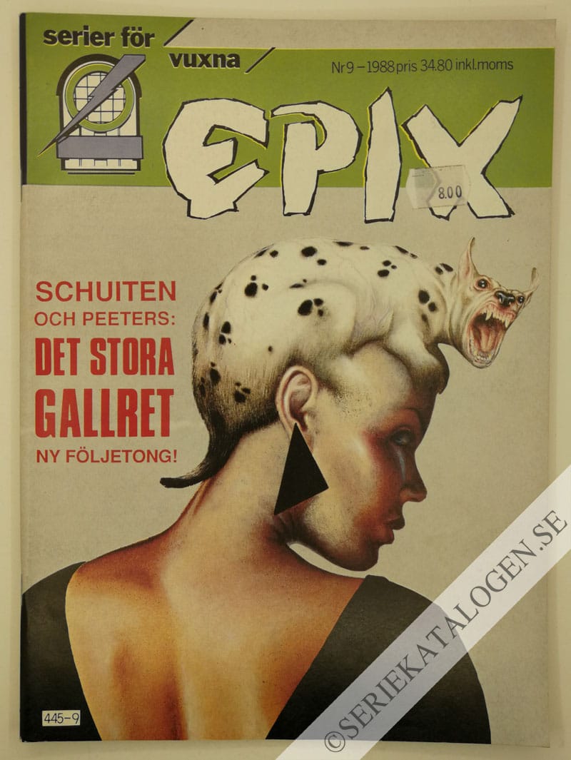 Framsida på Epix #9 (1988)