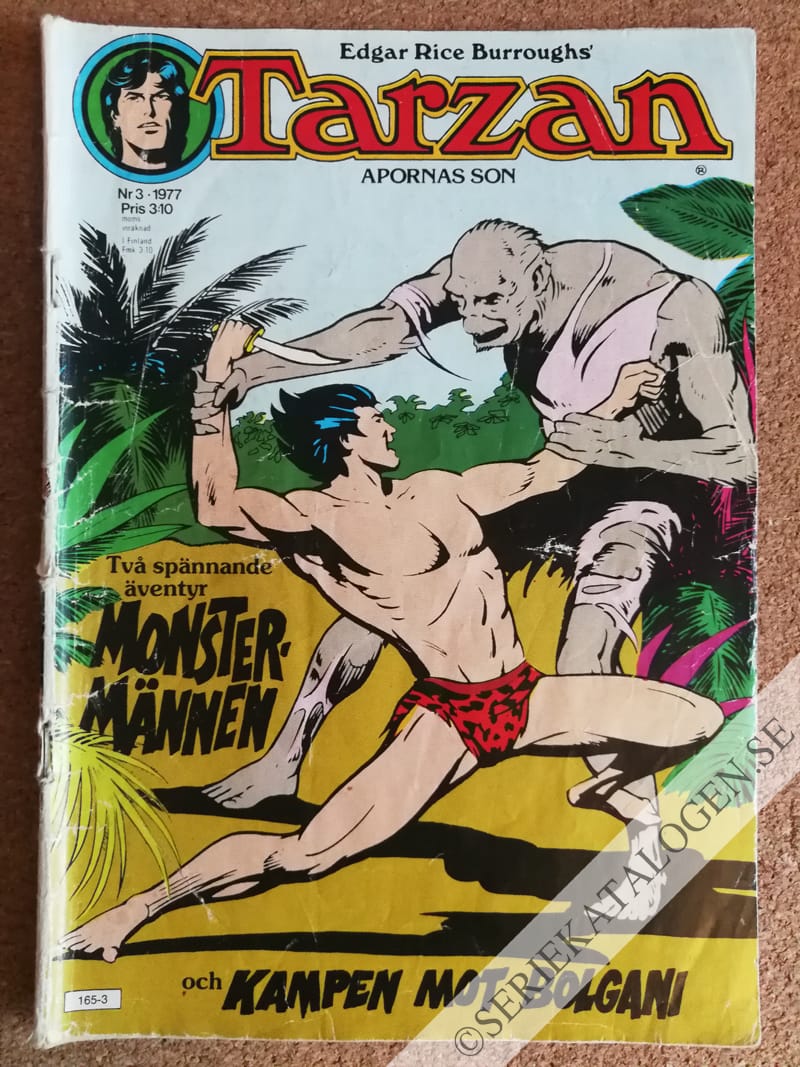 Framsida på Tarzan #3 (1977)