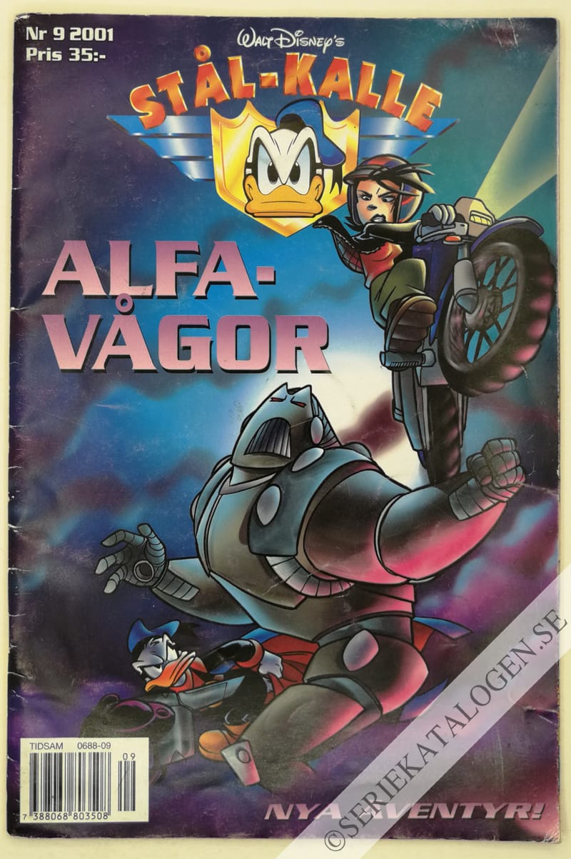 Framsida på Stål-Kalle Alfavågor (2001)