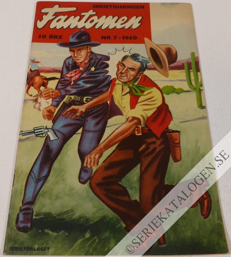 Framsida på Fantomen #7 (1950)