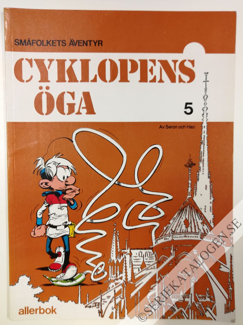 Framsida på Småfolkets äventyr Cyklopens öga (1980)