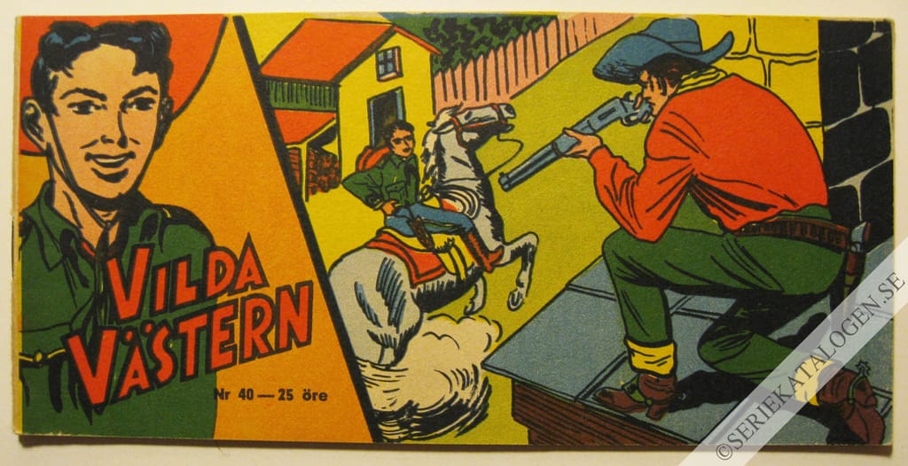 Framsida på Vilda Västern #40 (1955)