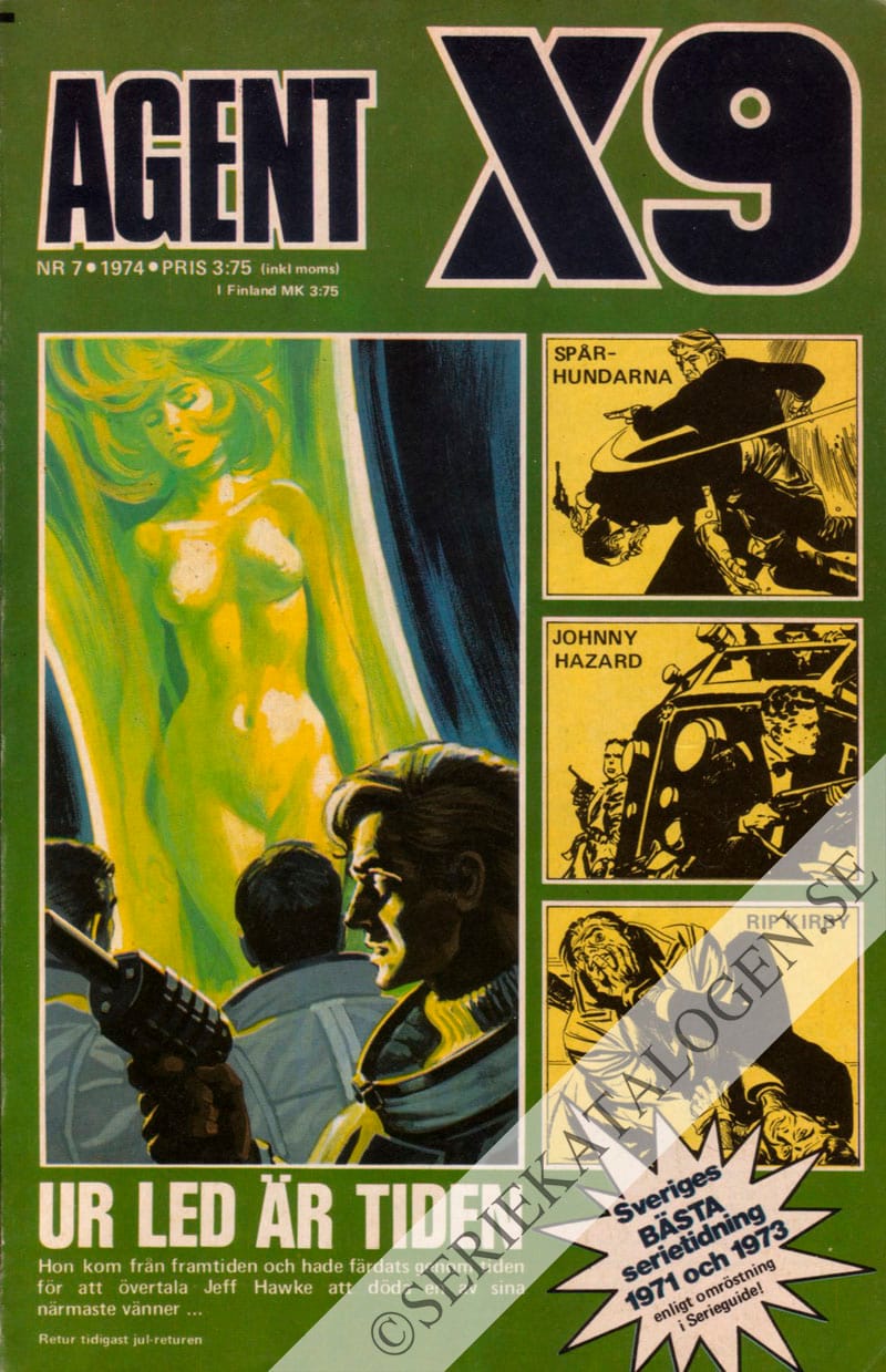 Framsida på Agent X9 #7 (1974)