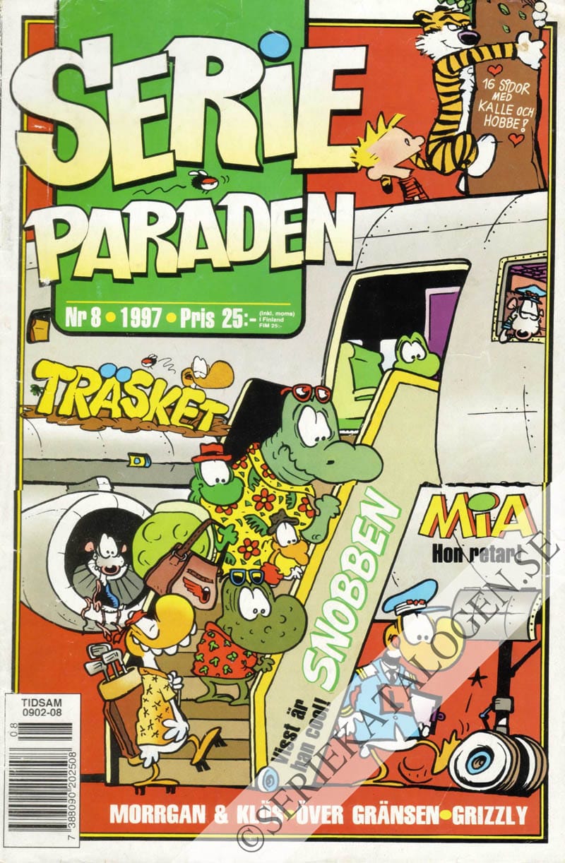 Framsida på Serie-paraden #8 (1997)