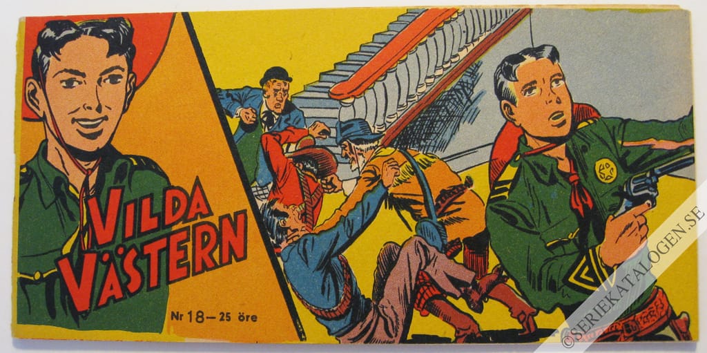 Framsida på Vilda Västern #18 (1957)