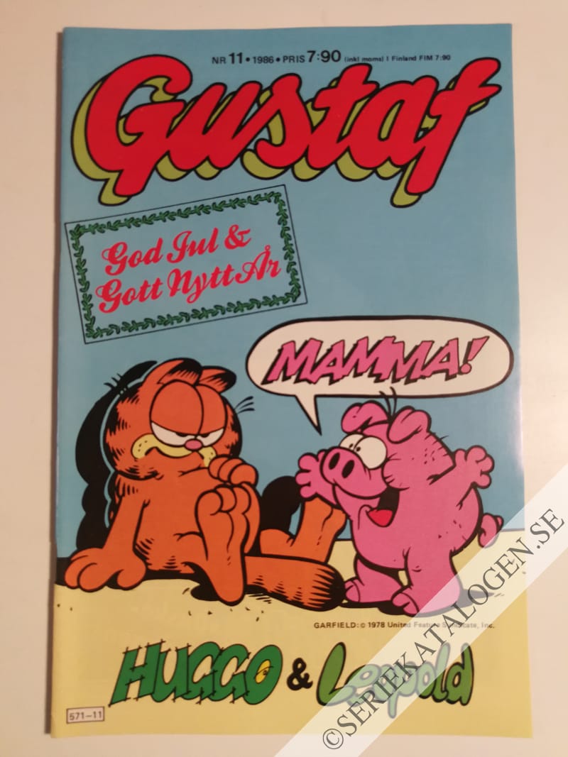Framsida på Gustaf #11 (1986)
