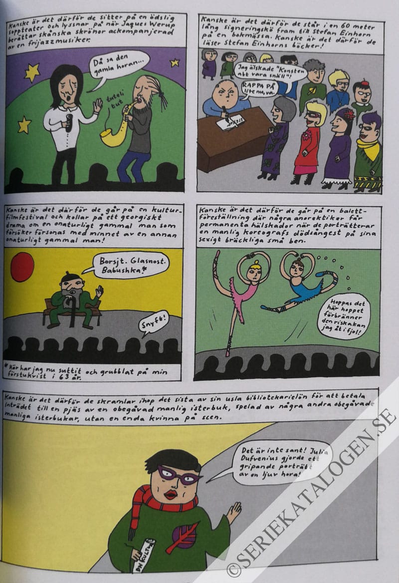 Exempel på Liv Strömquists ABC (2011)