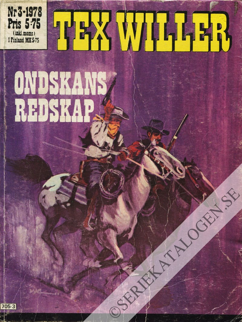 Framsida på Tex Willer #3 (1978)