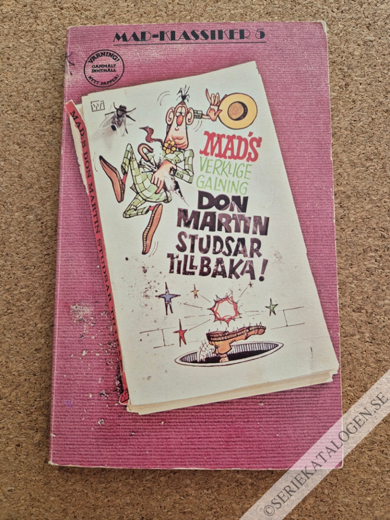 Framsida på MAD-klassiker Don Martin studsar tillbaka! (1974)