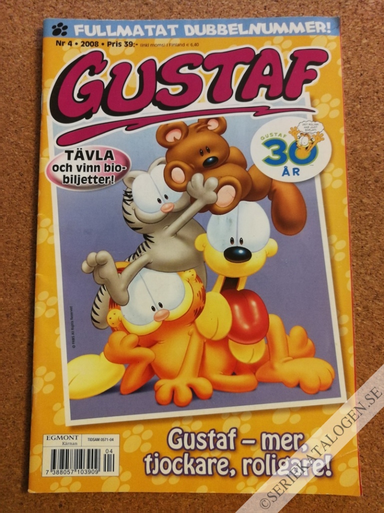 Framsida på Gustaf #4 (2008)