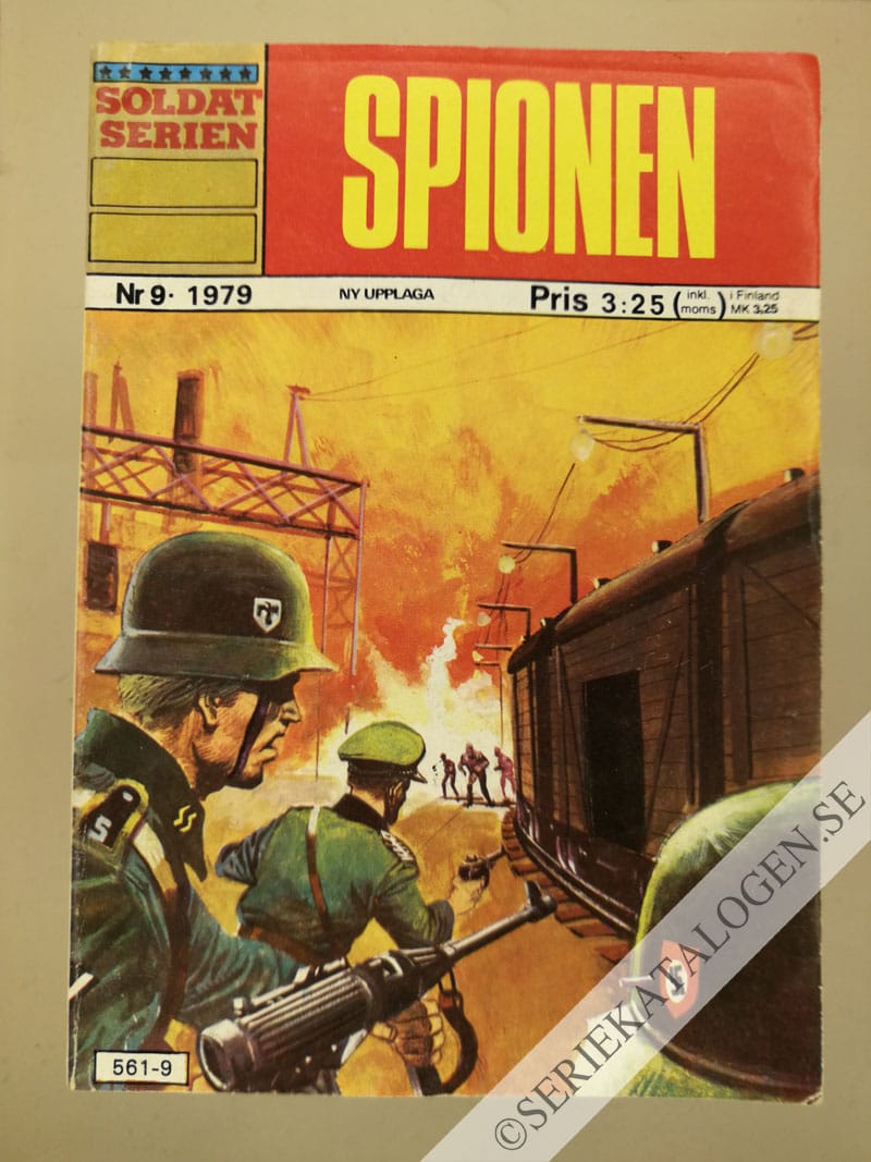 Framsida på Soldatserien #9 - Spionen (1979)