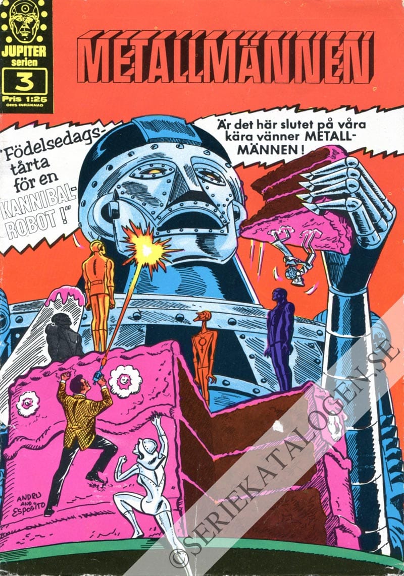 Framsida på Mars-serien #3 (1968)