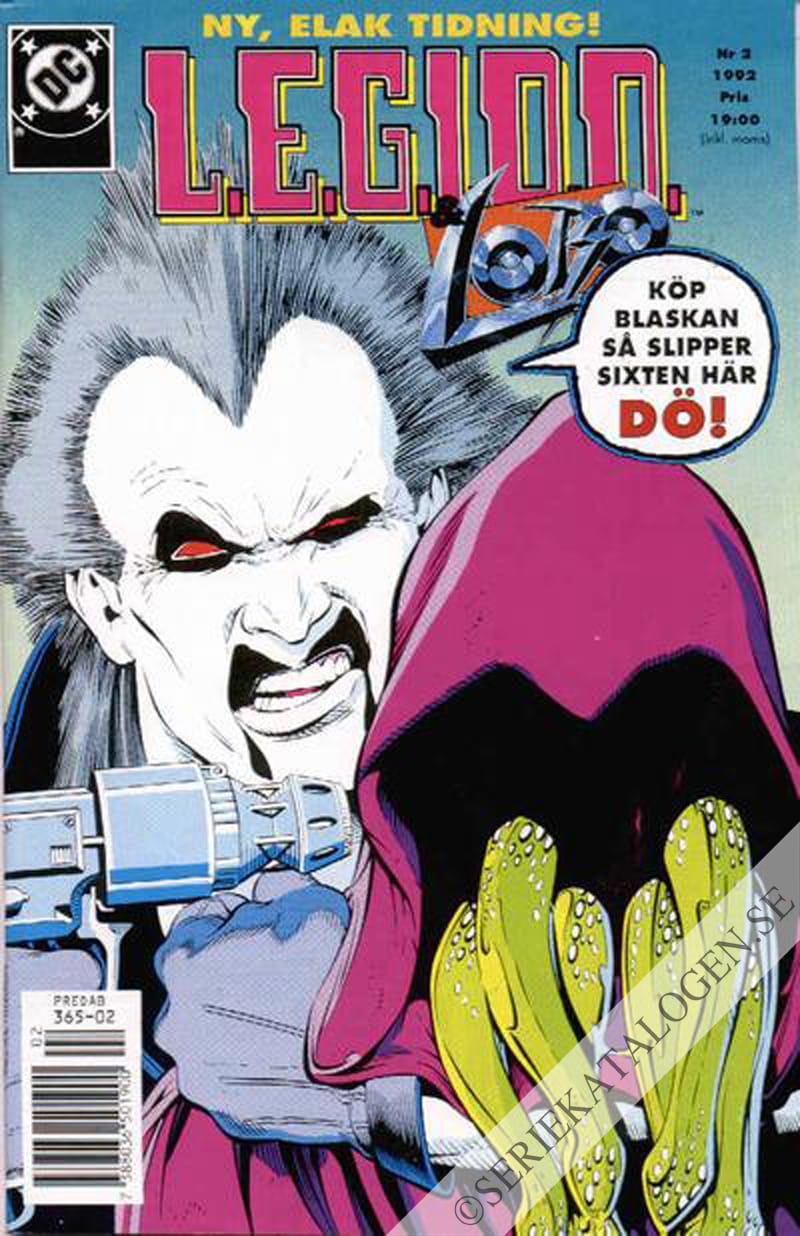 Framsida på L.E.G.I.O.N. & Lobo #2 (1992)