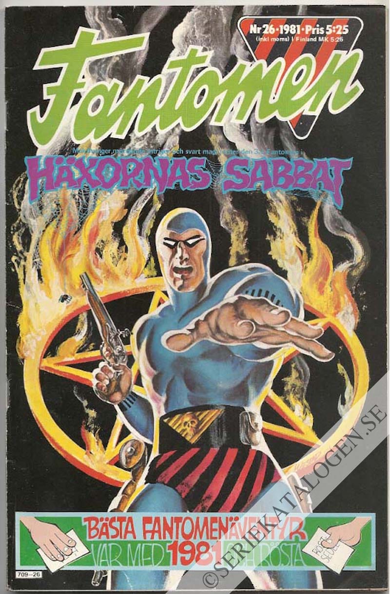Framsida på Fantomen #26 (1981)