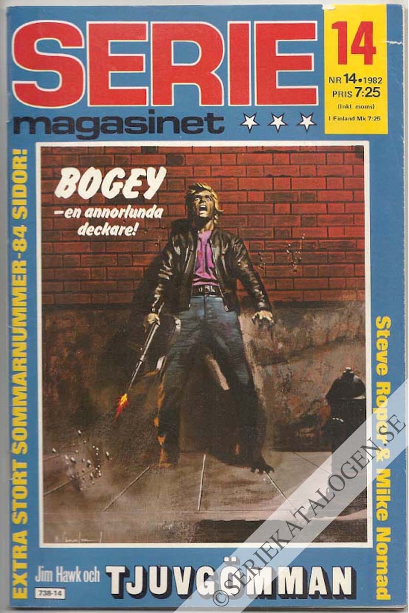 Framsida på Seriemagasinet #14 (1982)