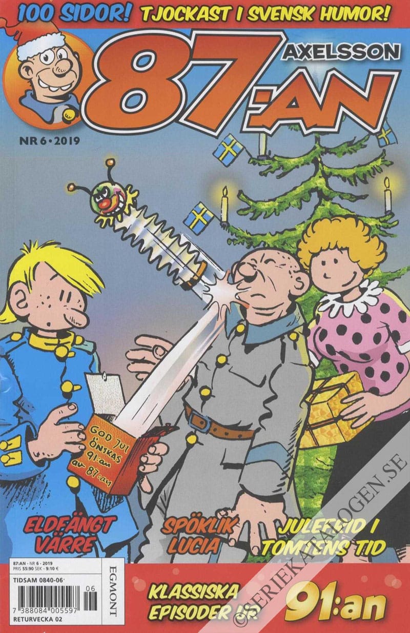 Framsida på 87:an Axelsson #6 (2019)