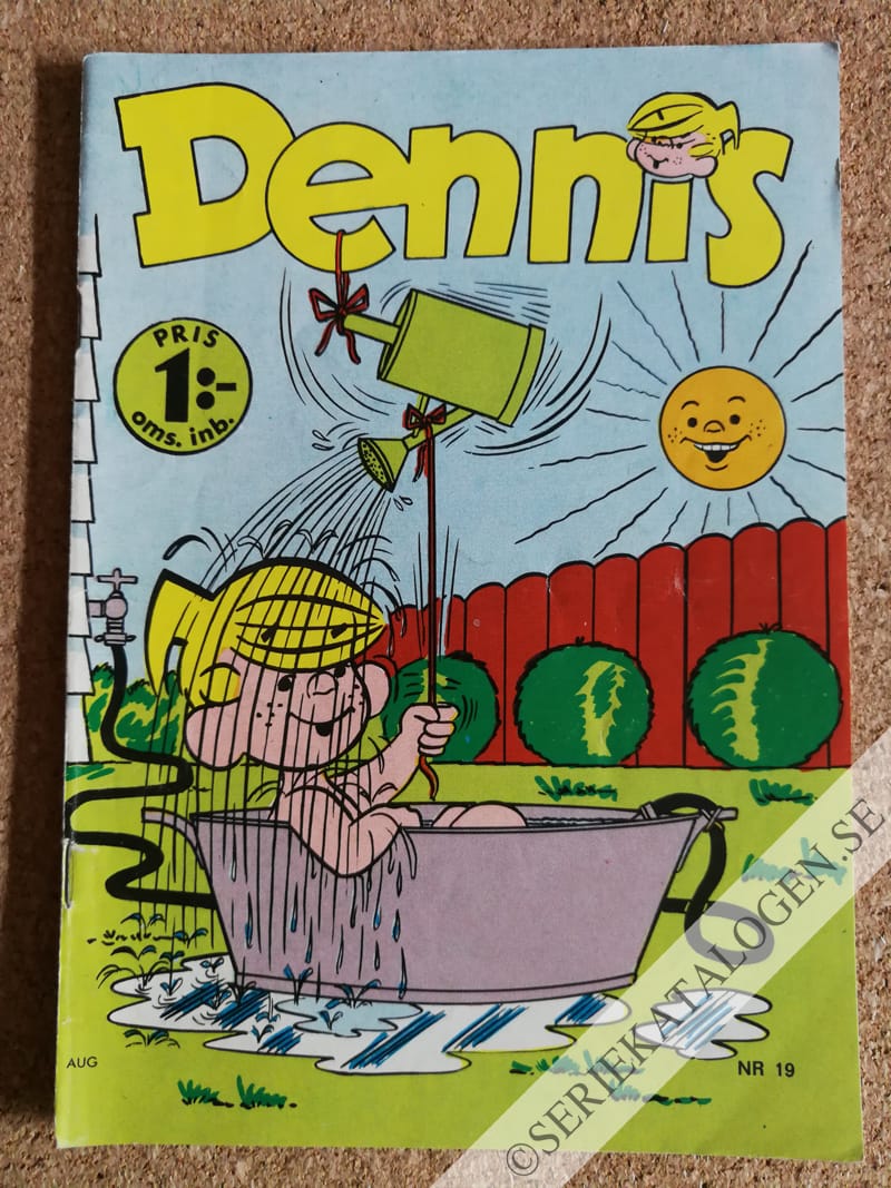 Framsida på Dennis #19 (1967)